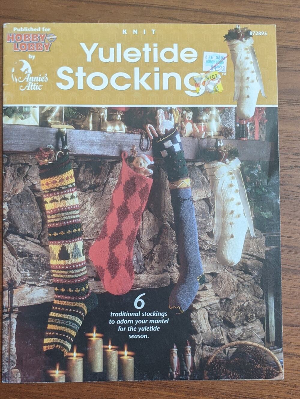 Yuletide Stockings Knit Pattern Book